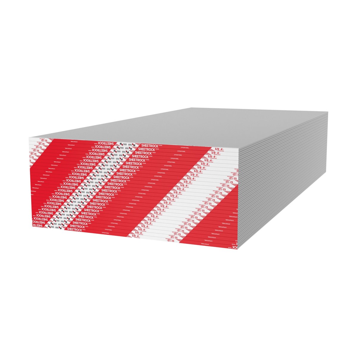 Gypsum Board, 1/4 in, 4 ft x 8 ft, Regular